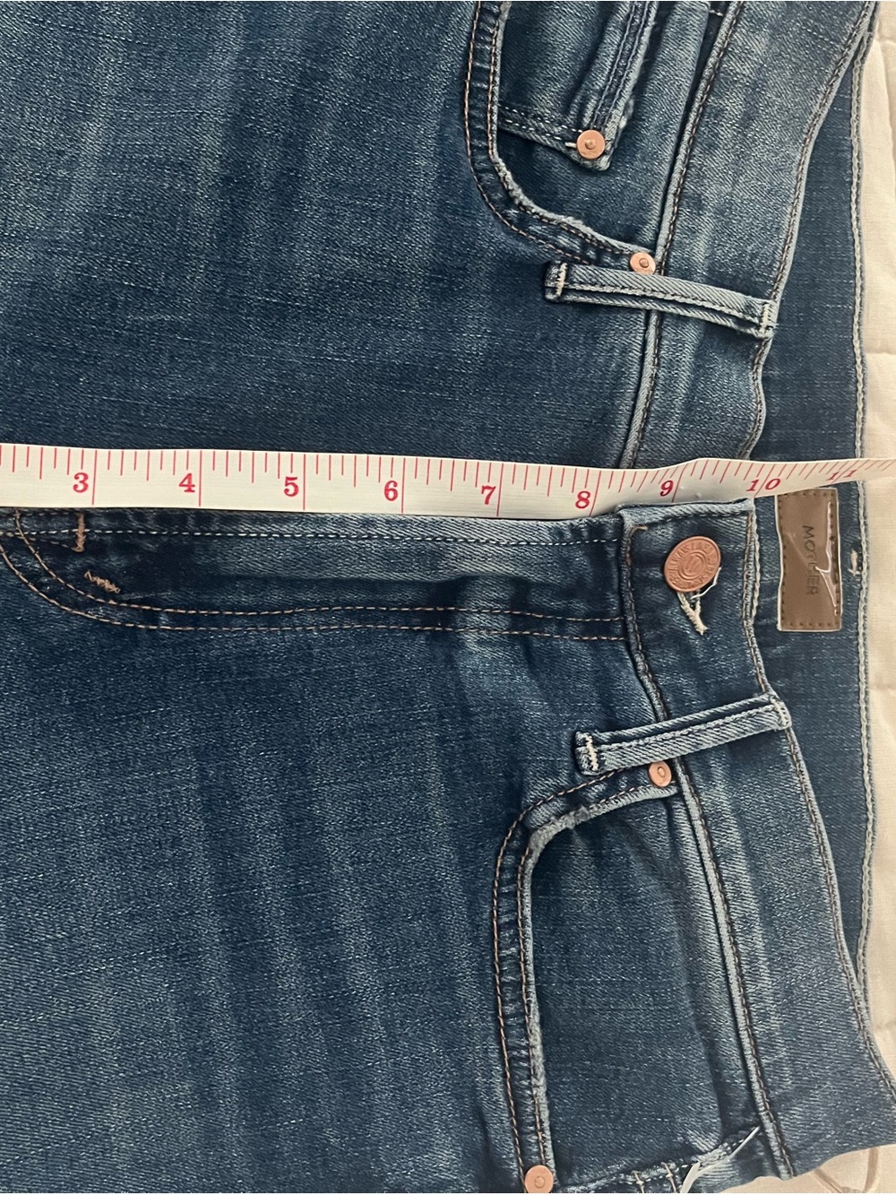 NWT mother jeans the insider crop step chew 26 - Picture 14 of 15